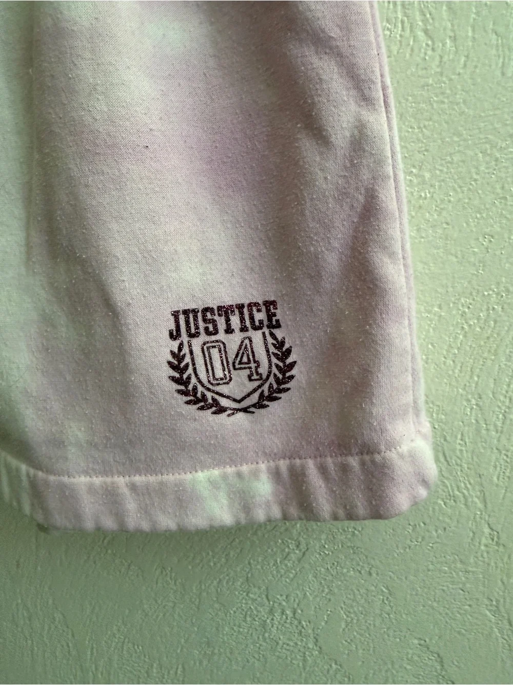 Justice Pink Peach Lavender Tie-Dye Drawstring Skort
